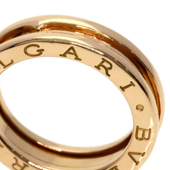 BVLGARI B-zero1 XS 1 Band #48 Ring, K18 Pink Gold, Women's - Picture 7 of 8